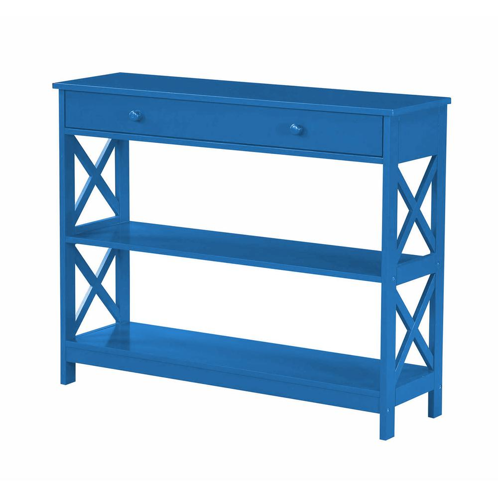 Oxford 1 Drawer Console Table with Shelves