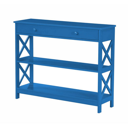 Oxford 1 Drawer Console Table with Shelves
