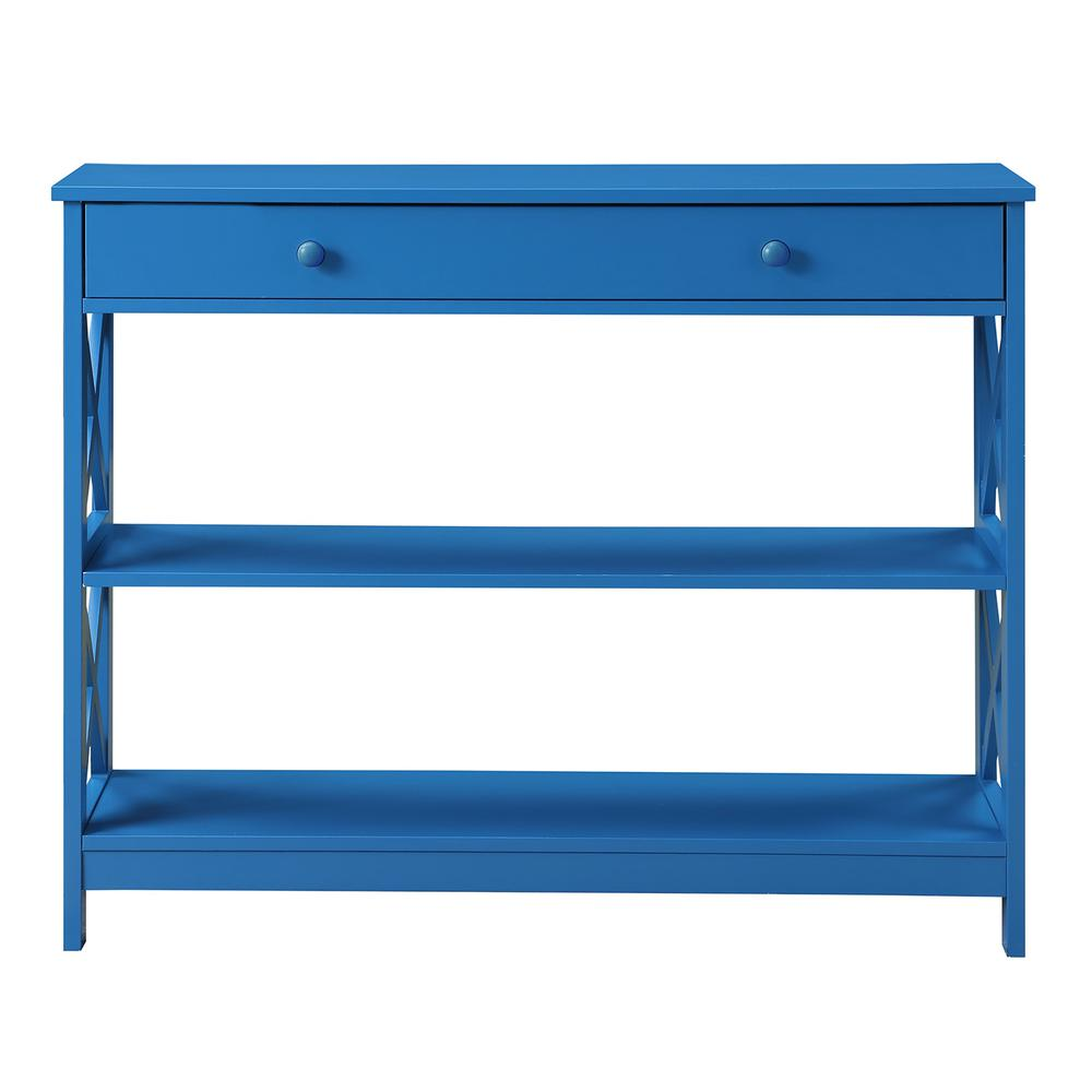 Oxford 1 Drawer Console Table with Shelves