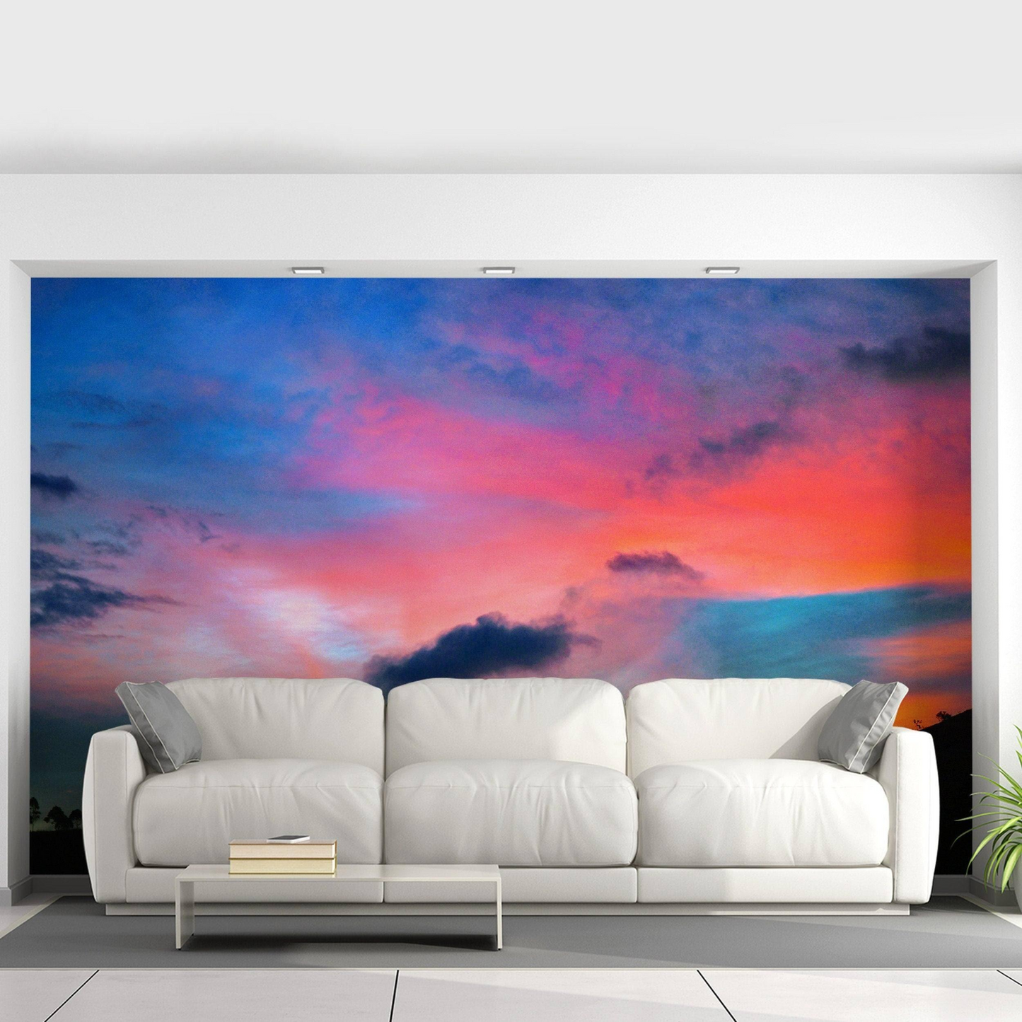 Nature's Horizon - Sunset Transformative Vinyl Wall Art Decals for Home Decor