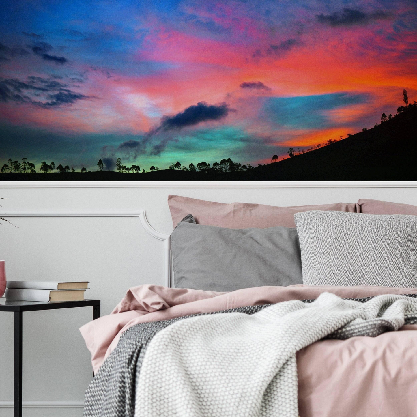 Nature's Horizon - Sunset Transformative Vinyl Wall Art Decals for Home Decor