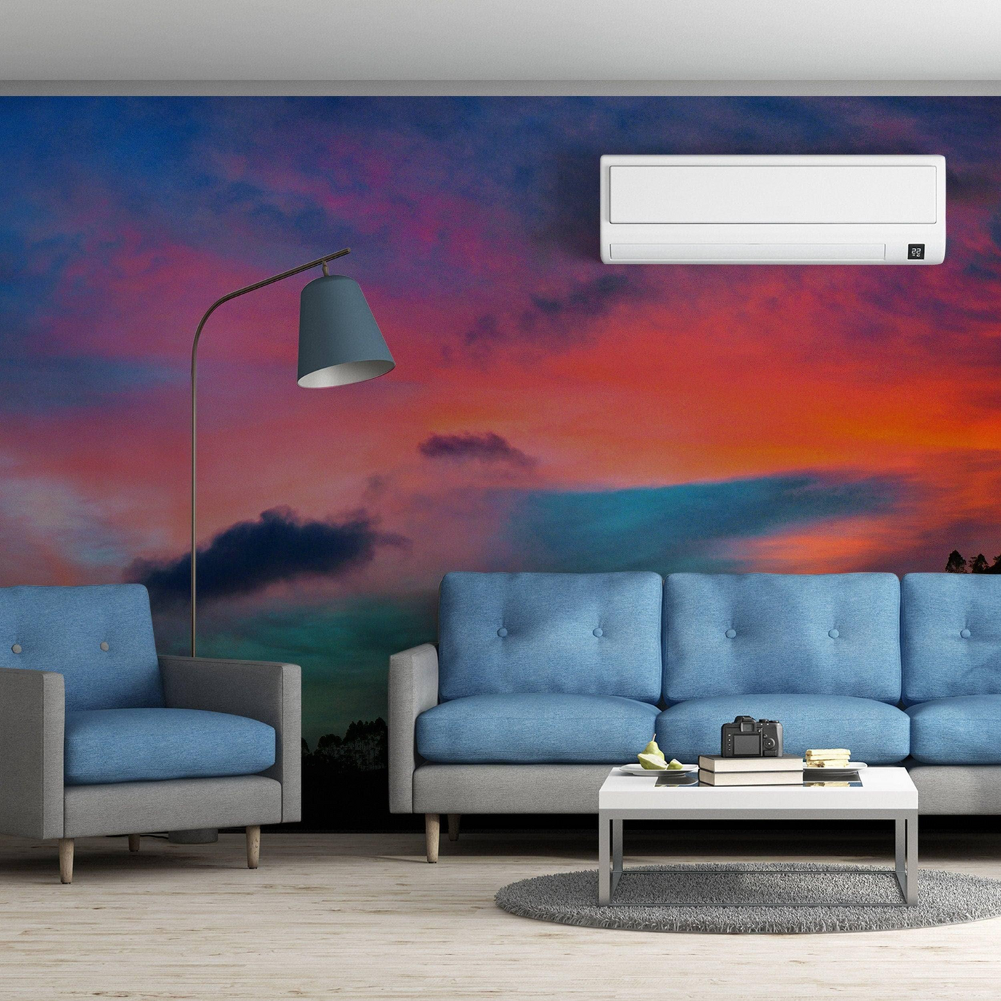 Nature's Horizon - Sunset Transformative Vinyl Wall Art Decals for Home Decor