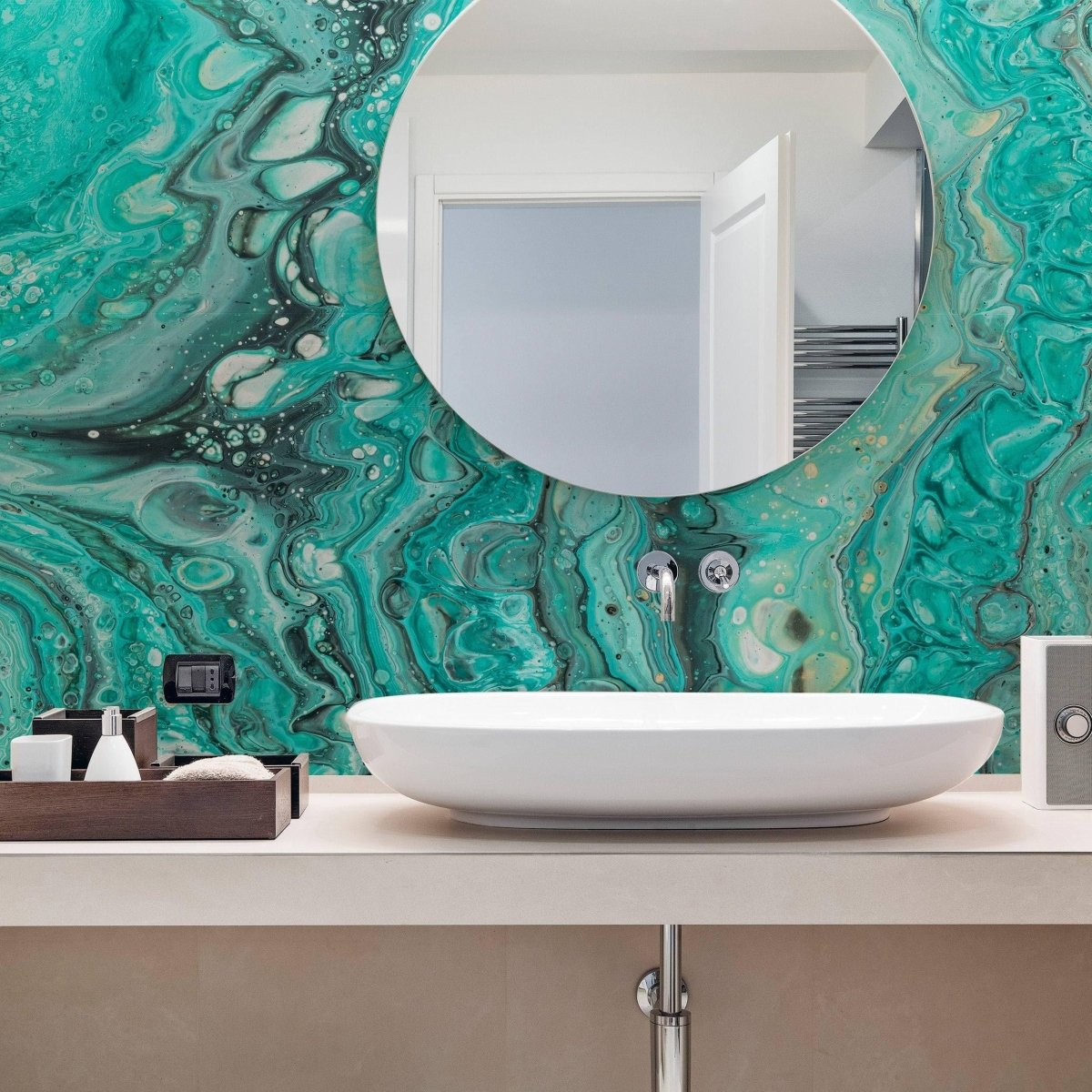 Luxurious Self-Adhesive Marble Pattern Wallpaper - Easy Install, Peel & Stick Design