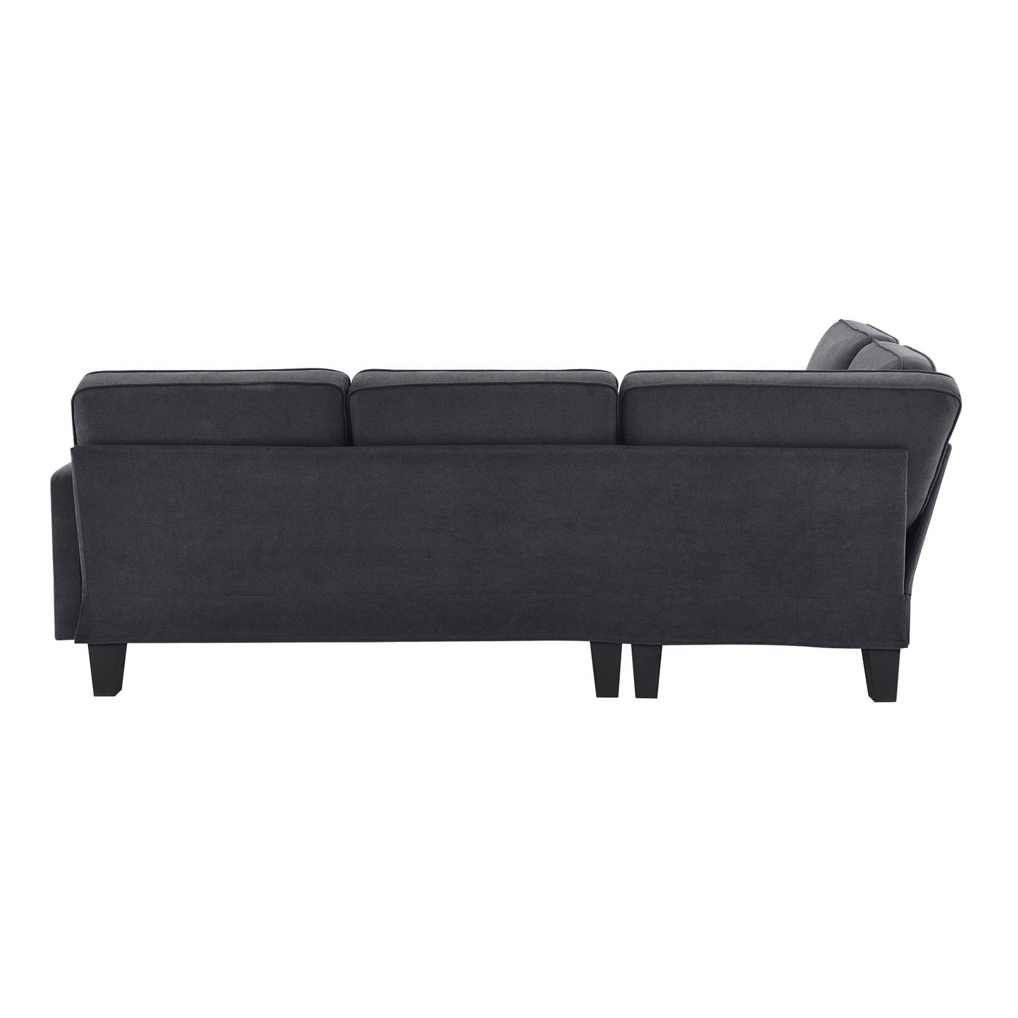 90*88" Terrycloth Modern Sectional Sofa,5-Seat Practical Couch Set with Chaise Lounge,L-Shape minimalist Indoor Furniture with 3 Pillows for Living Room,Apartment,Office, 3 Colors
