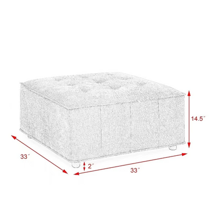 L-Shape Modular Sectional Sofa, DIY Combination, Chenille