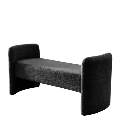 52" Bench for Bedroom End of Bed Modern Contemporary Design Ottoman Couch Long Bench Window Sitting Fireplace Bench, Teddy