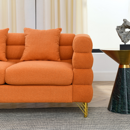 81.5-Inch Oversized Corner Sofa Covers, L-Shaped Sectional Couch,   5-Seater Corner Sofas with 3 Cushions for Living Room, Bedroom, Apartment, Office