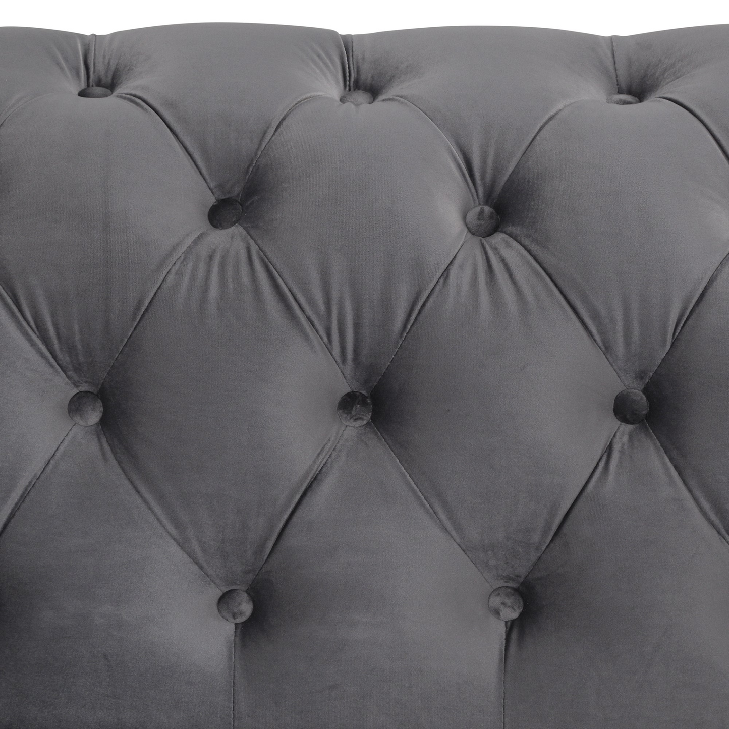 41.5" Velvet Upholstered Accent Sofa,Modern Single Sofa Chair with Thick Removable Seat Cushion,Modern Single Couch for Living Room,Bedroom,or Small Space,Gray