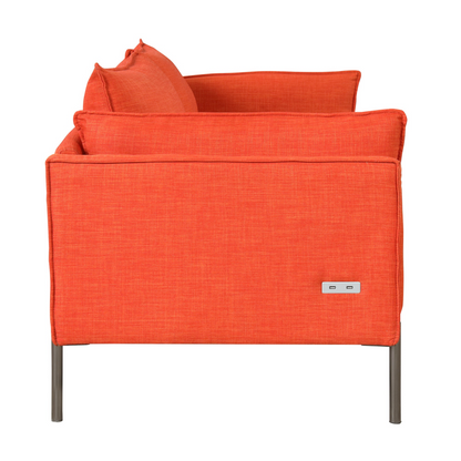 76.2" Modern Style 3 Seat Sofa  Linen Fabric Upholstered Couch Furniture 3-Seats Couch for Different Spaces,Living Room,Apartment