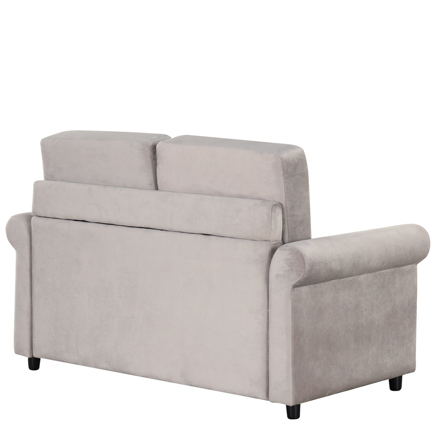 57.4" Pull Out Sofa Bed,Sleeper Sofa Bed with Premium Twin Size Mattress Pad,2-in-1 Pull Out Couch Bed,Loveseat Sleeper for Living Room,Small Apartment, Light Beige