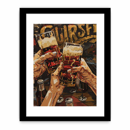 Cheers Framed Framed Print