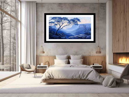 Blue Mountians Framed Print