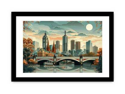 Melbourne Framed Print