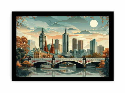Melbourne Framed Print