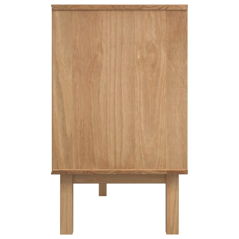 Sideboard OTTA Brown and Gray 44.9"x16.9"x28.9" Solid Wood Pine