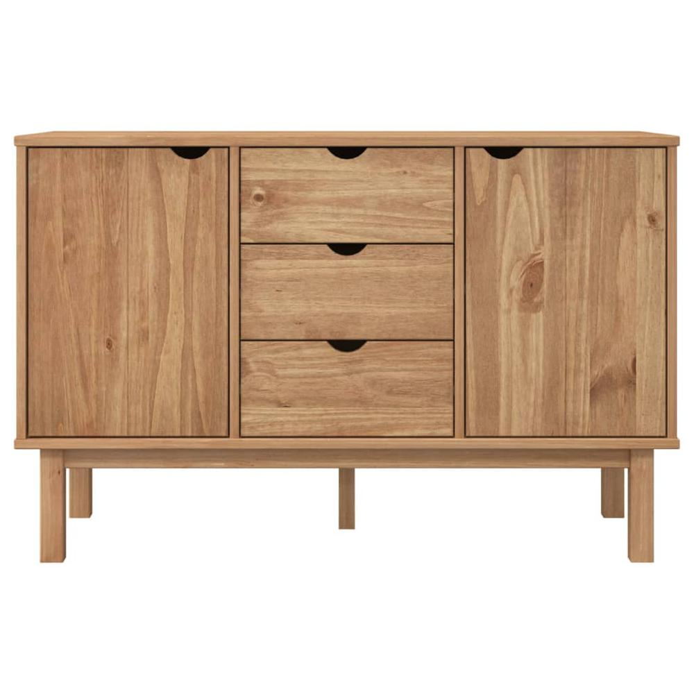 Sideboard OTTA 44.7"x16.9"x28.7" Solid Wood Pine