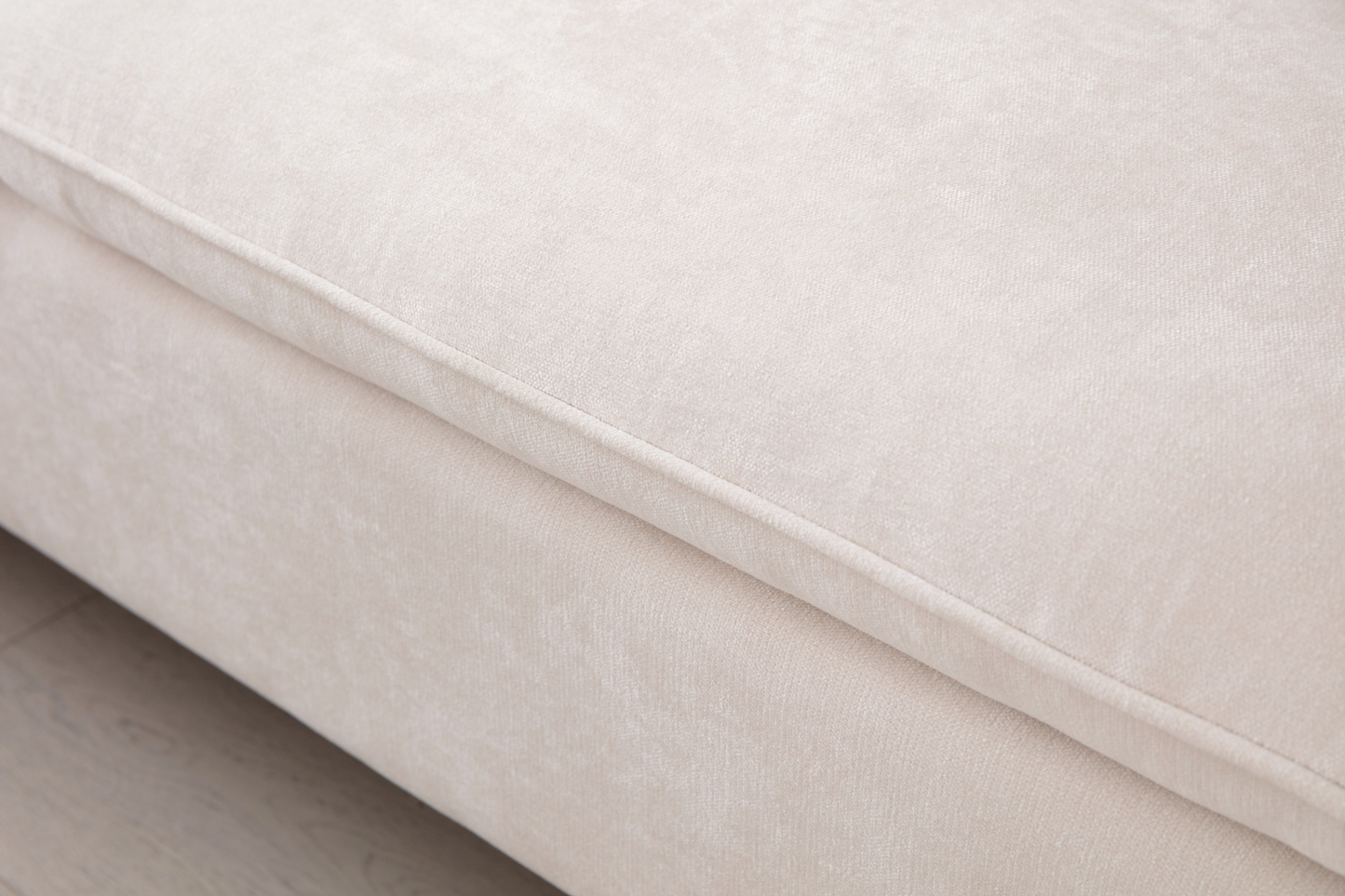 L-Shaped linen sectional sofa with right chaise(left-facing chaise),Beige