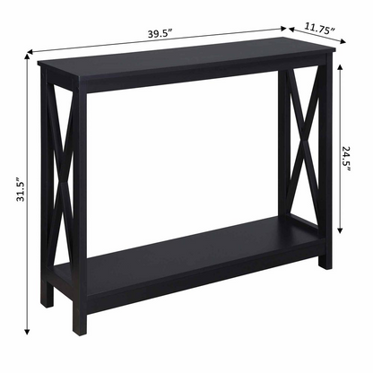 Oxford Console Table with Shelf