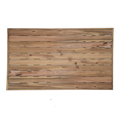 High-quality Acacia Wood Outdoor Table and Chair Set, Suitable for Patio, Balcony, Backyard