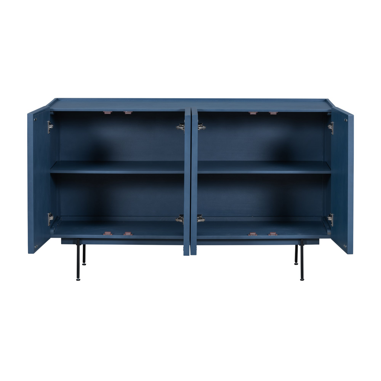 Modern Cabinet with 4 Doors, Suitable for Living Rooms, Entrance and Study Rooms.