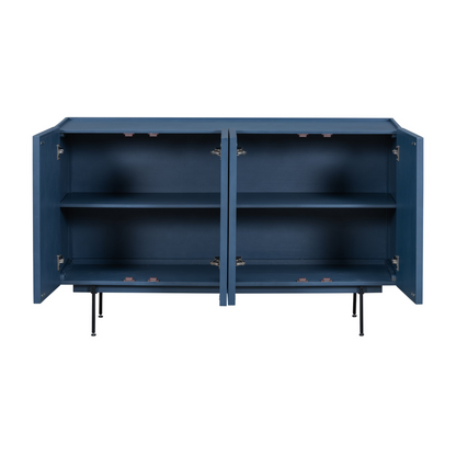 Modern Cabinet with 4 Doors, Suitable for Living Rooms, Entrance and Study Rooms.