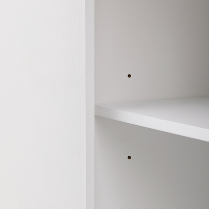 Curved Design Storage Cabinet made of Fraxinus Mandschuric Solid Wood Veneer, Adjustable Shelves, Suitable for Corridors, Entrances and Study.