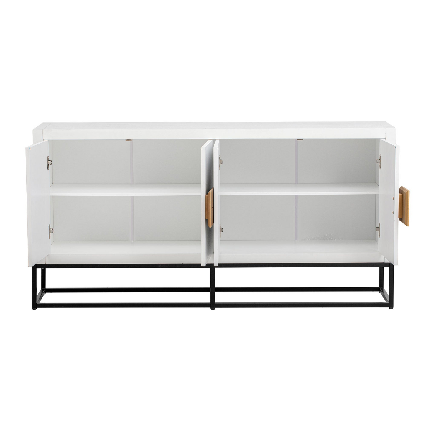 Light Luxury Designed Cabinet with Unique Support Legs and Adjustable Shelves, Suitable for Living Rooms, Corridors, and Study Rooms.