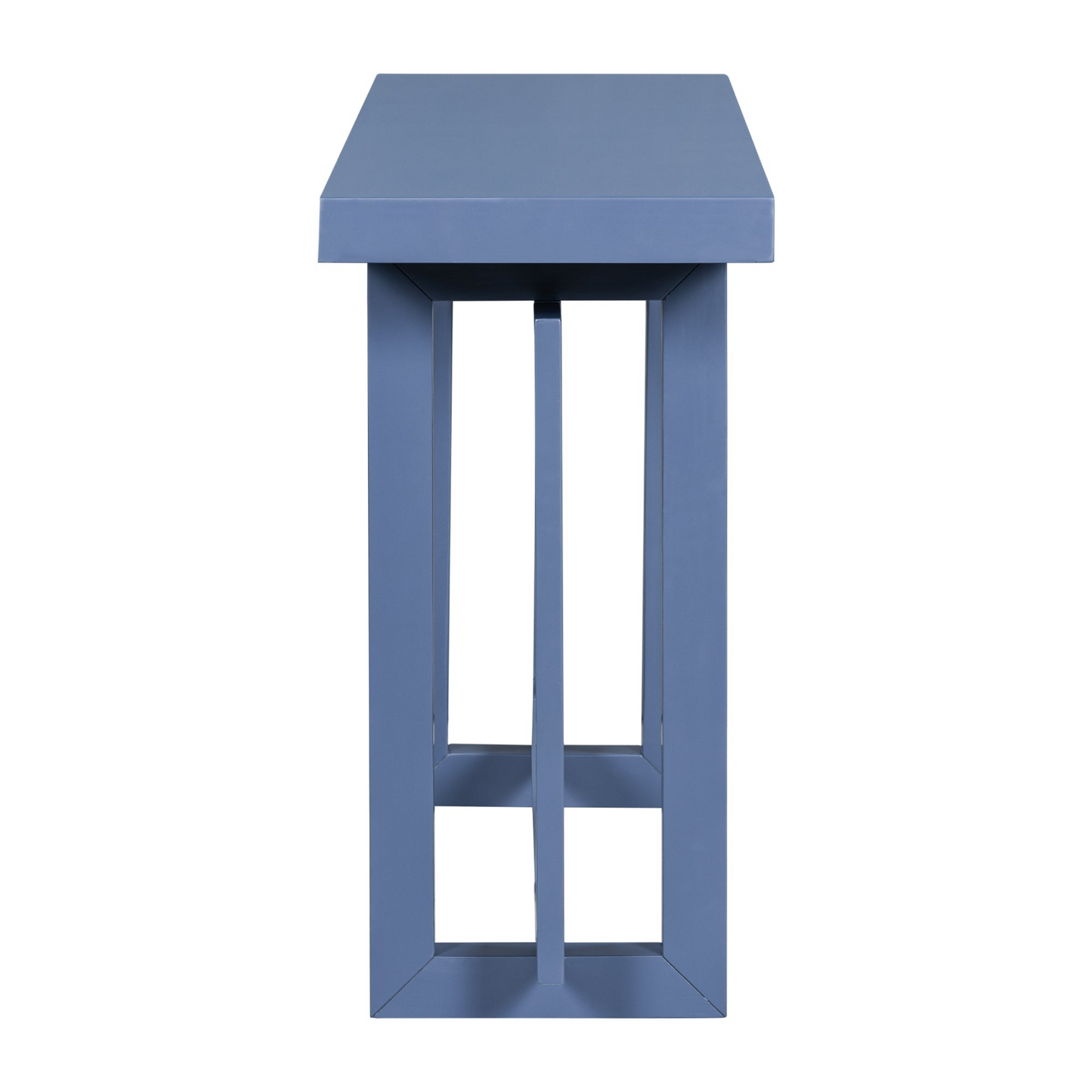 Contemporary Console Table with Wood Top, Extra Long Entryway Table for Entryway, Hallway, Living Room, Foyer, Corridor