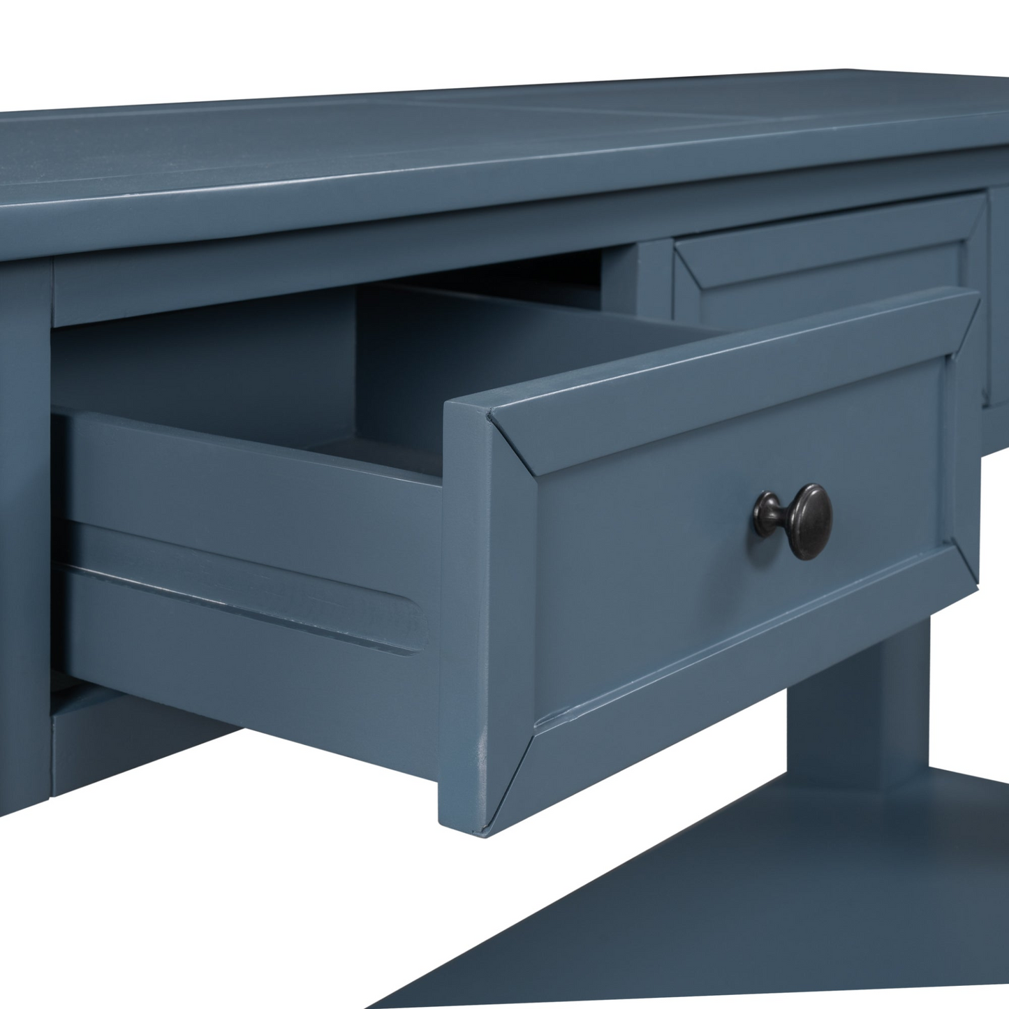 55'' Modern Console Table Sofa Table for Living Room with 3 Drawers and 1 Shelf