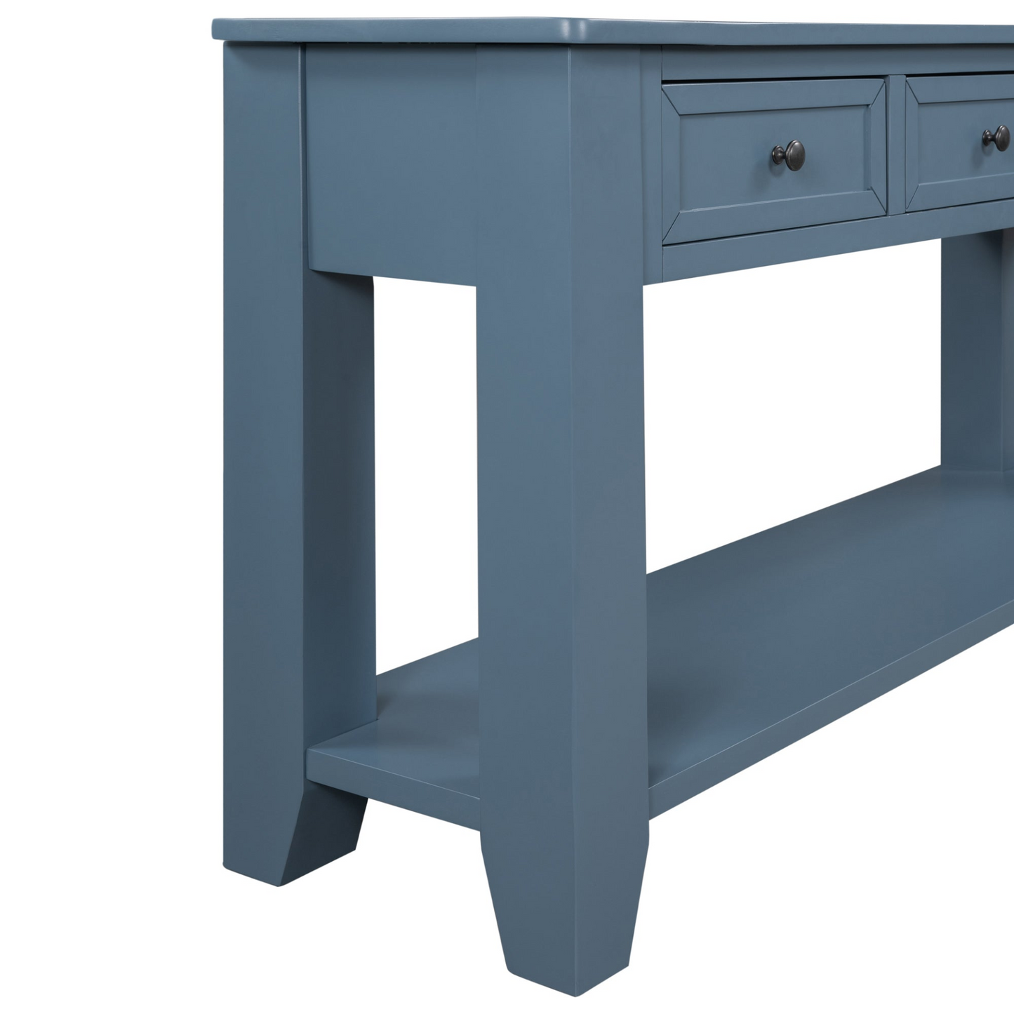 55'' Modern Console Table Sofa Table for Living Room with 3 Drawers and 1 Shelf