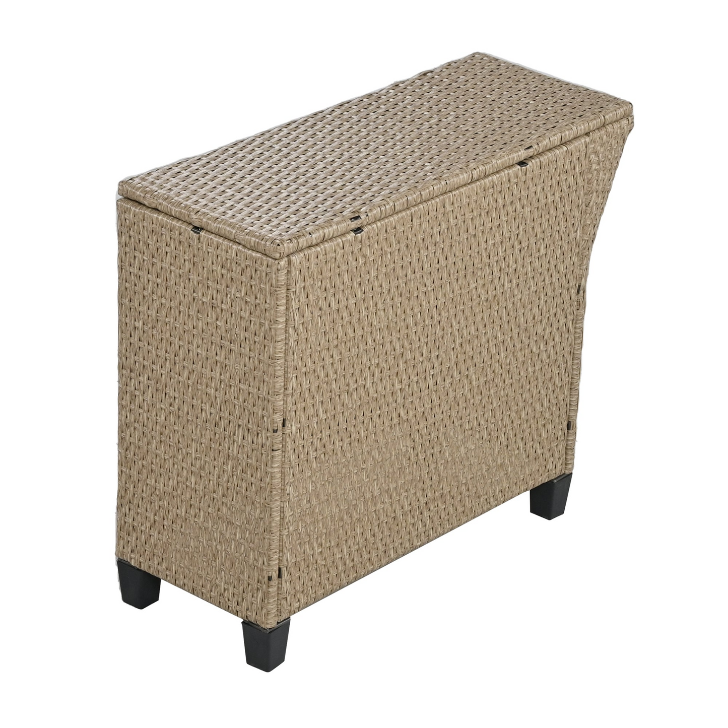 6 - Person Fan-shaped Rattan Suit Combination with Cushions and Table,Suitable for Garden