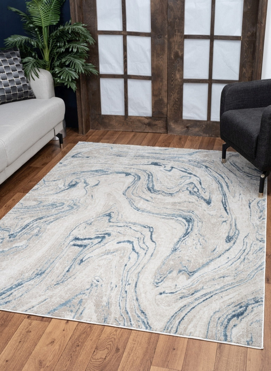 Elegance GC_CNC6010 Ivory 5 ft. 3 in. x 7 ft. 3 in. Area Rug