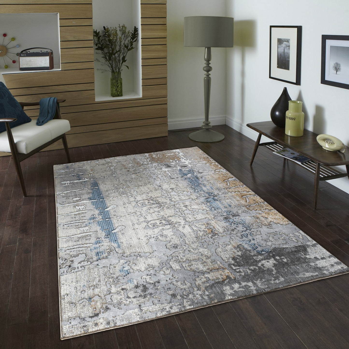 Textures GC_ART2001 Multi 2 ft. 7 in. x 7 ft. Area Rug