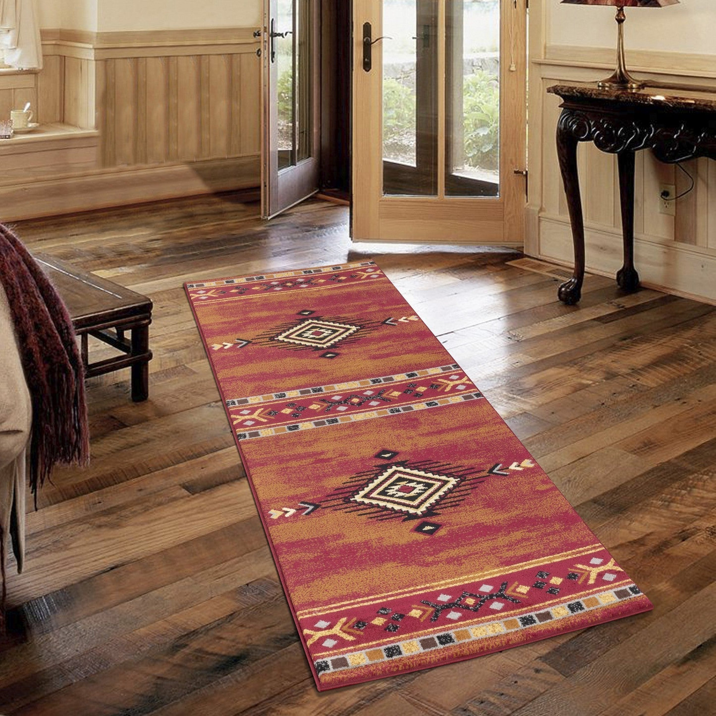 Tribes GC_YLS4002 Red 7 ft. 10 in. x 10 ft. 3 in. Southwest Area Rug