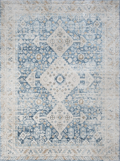 Noble GC_GEN7003 Blue 5 ft. 3 in. x 7 ft. 3 in. Area Rug