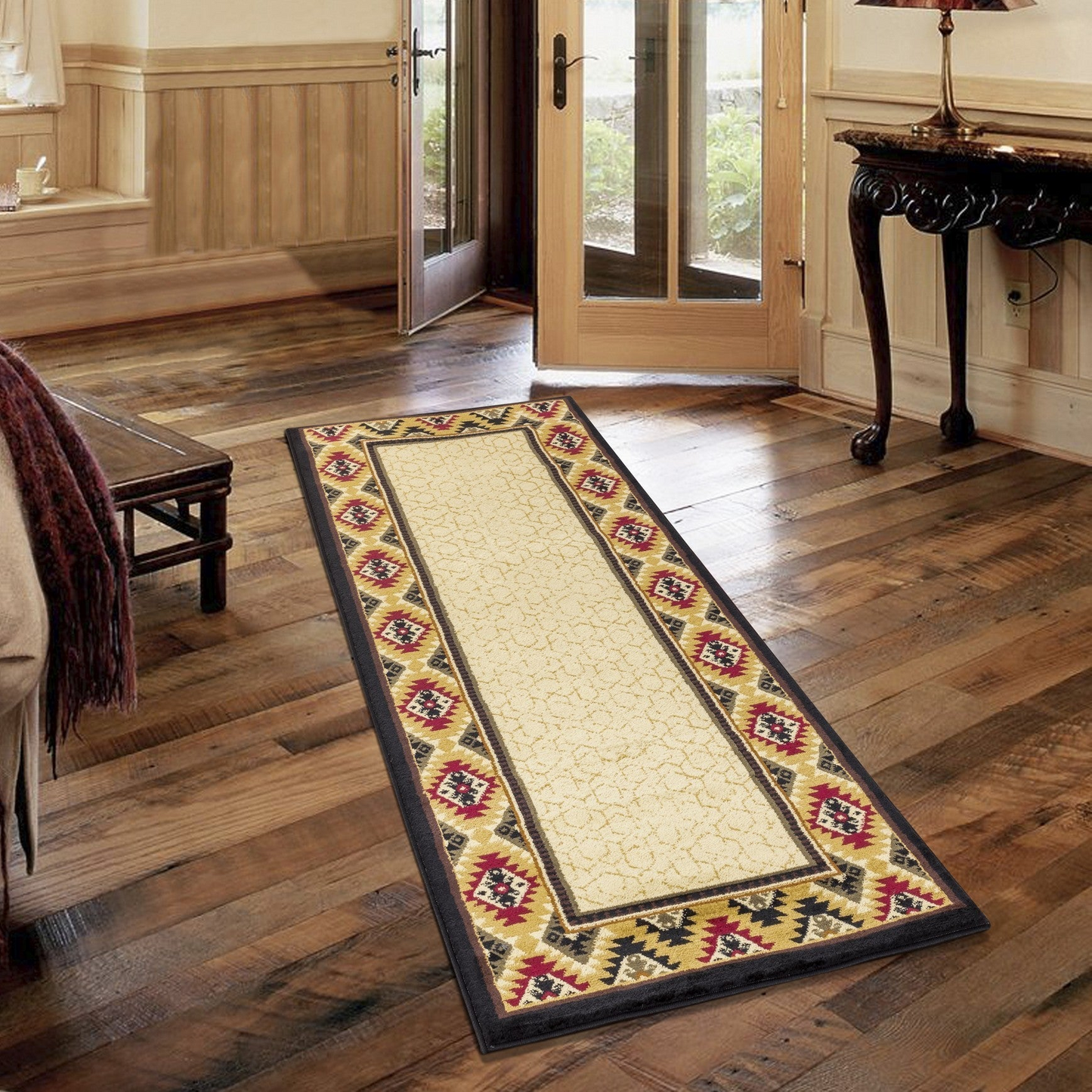 Tribes GC_YLS4007 Cream 7 ft. 10 in. x 10 ft. 3 in. Southwest Area Rug