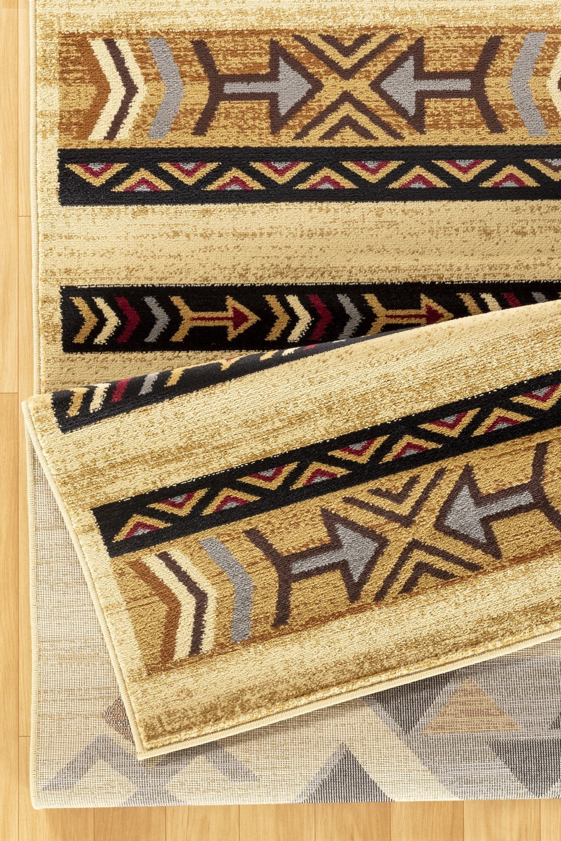 Tribes GC_YLS4006 Cream 7 ft. 10 in. x 10 ft. 3 in. Southwest Area Rug