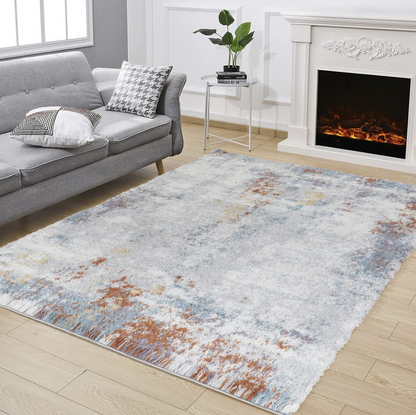 Loft Shag GC_CZY1010 Multi 7 ft. 10 in. x 9 ft. 10 in. Shaggy Area Rug