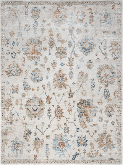 Noble GC_GEN7007 Ivory 2 ft. 7 in. x 7 ft. 3 in. Area Rug