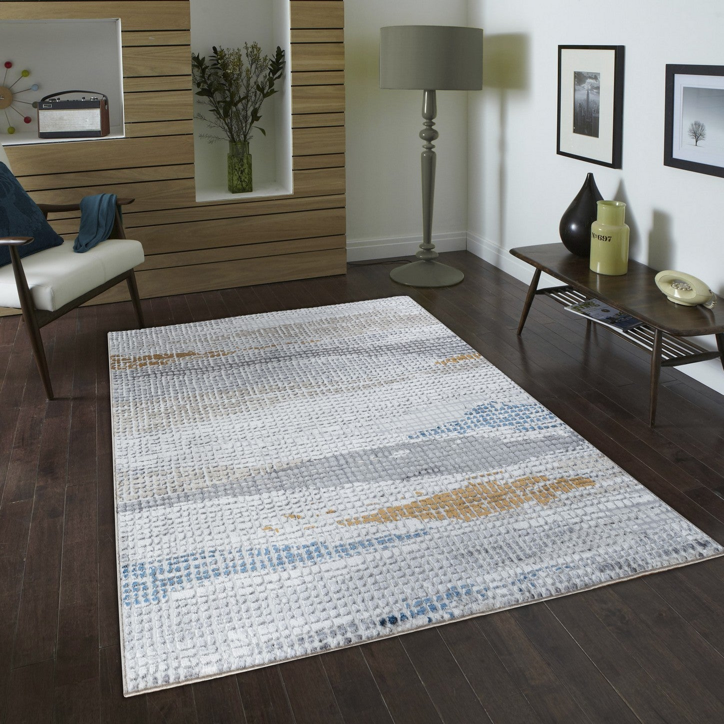 Textures GC_ART2002 Multi 2 ft. 7 in. x 7 ft. Area Rug