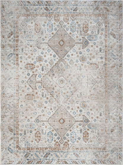 Noble GC_GEN7002 Ivory 2 ft. x 3 ft. Area Rug