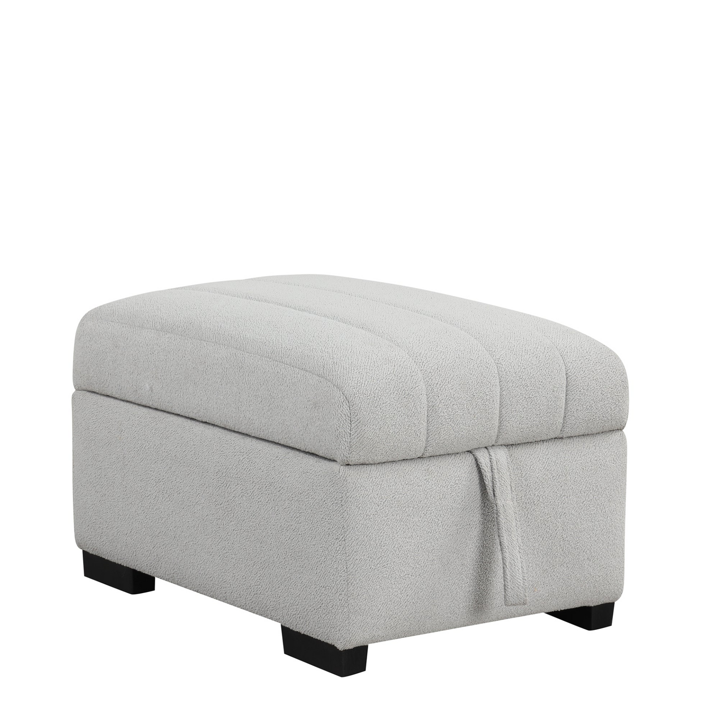 82.6" L-shaped Sectional Pull Out Sofa Bed Sleeper Sofa with Two USB Ports, Two Power Sockets and a Movable Storage Ottoman, Gray