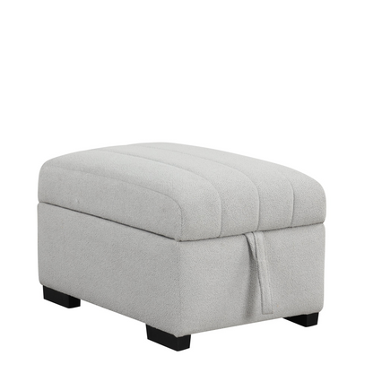 82.6" L-shaped Sectional Pull Out Sofa Bed Sleeper Sofa with Two USB Ports, Two Power Sockets and a Movable Storage Ottoman, Gray