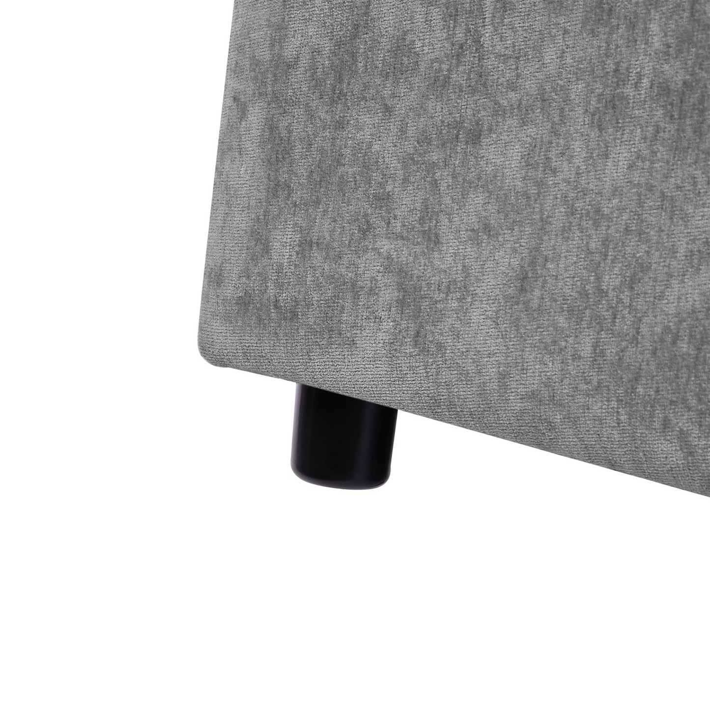 96.45"Sectional sofa Modular Sofa Couch with Three USB Ports, a Removable Storage Ottoman and Five Back Pillows for Living Room, Grey