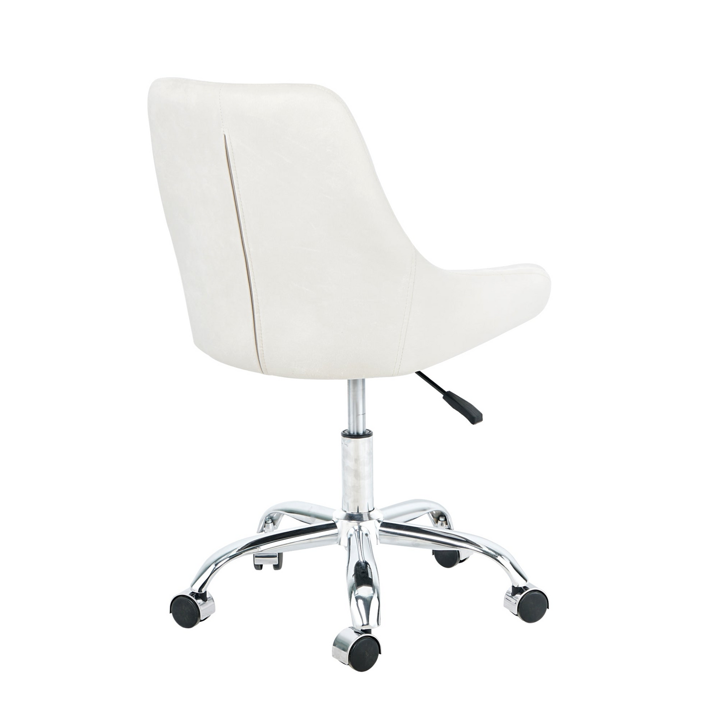 Modern velvet fabric with chrome legs living room furniture dining chair, soft and comfortable, lift adjustment, free movement convenient, space saving. (set of 1)