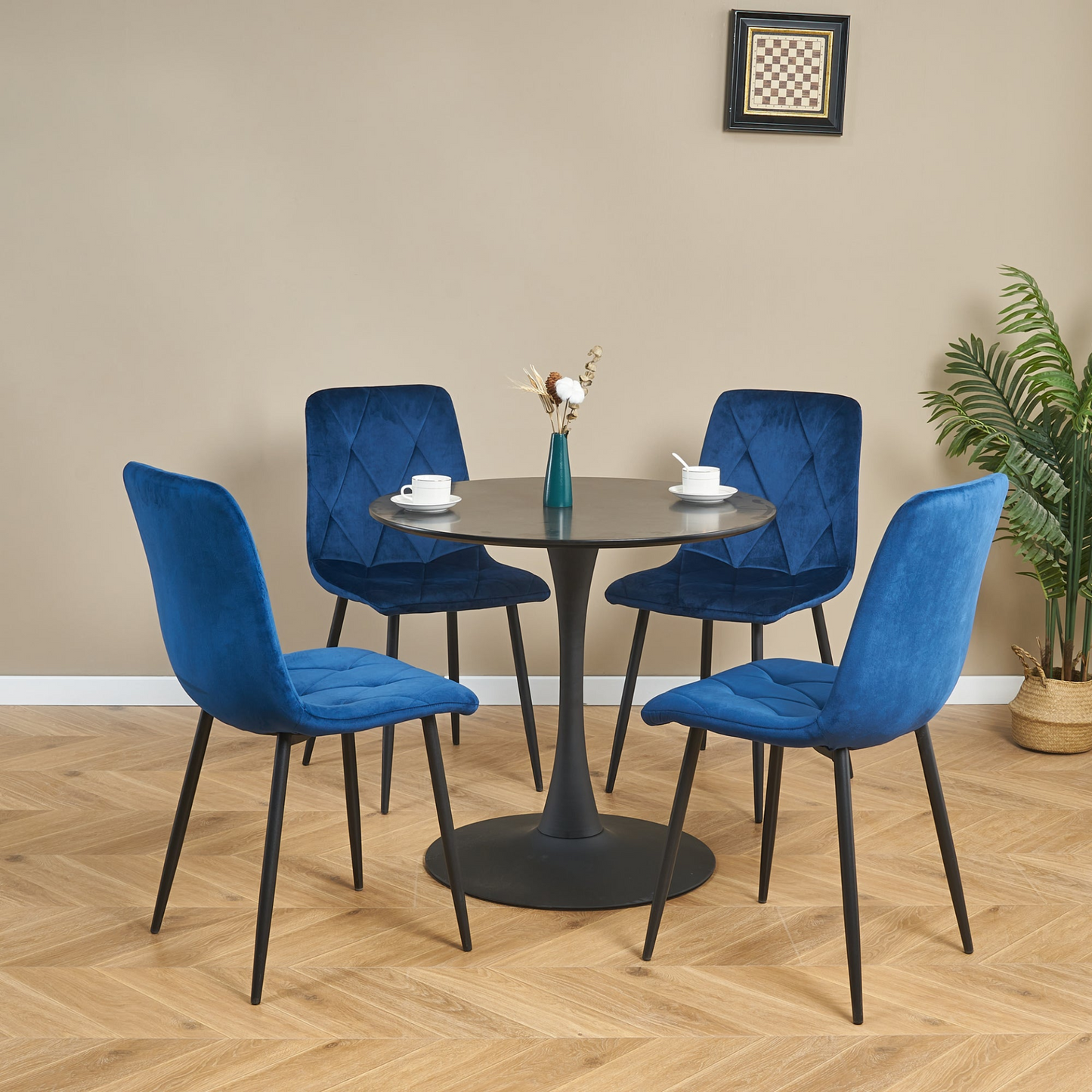 Light luxury and simple style, horn chassis design, home hospitality, business negotiations, leisure party special, high appearance level for multiple scenes(set of 1)