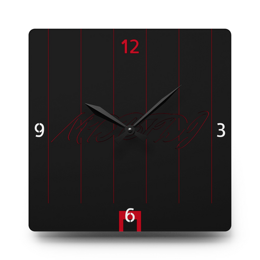 MDBTDJ#PSBRW Premium Acrylic Wall Clock
