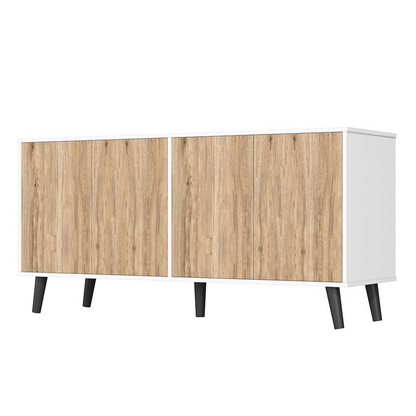 Sideboard Buffet Cabinet with Storage, 55" Kitchen Storage Cabinets