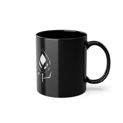 Black Coffee Cup, 11oz