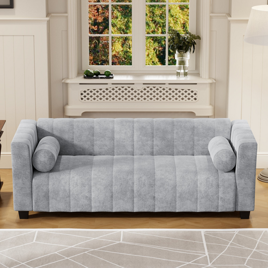 78.7''Upholstered Sofa for Living Room, Bedroom, Salon, Simplified Style